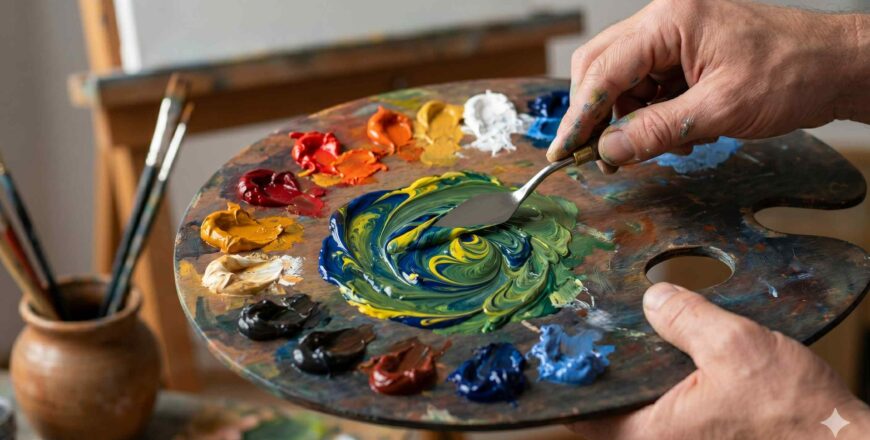 Mélange de pigments